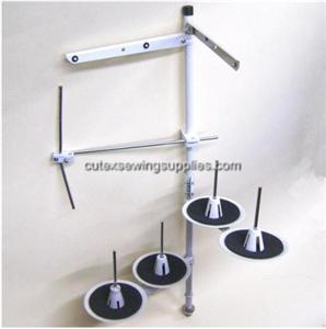 3 Cone and Spool Stand Thread Holder with Sturdy Base, for Industrial  Sewing Machines Mounts to top of table 