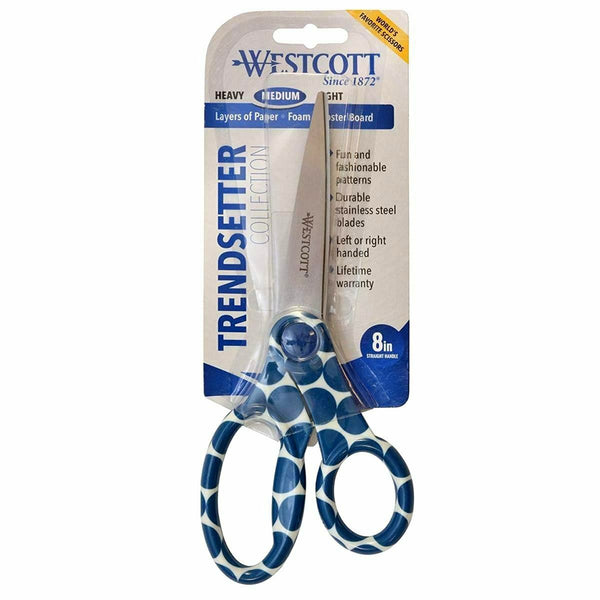 Westcott Fashion Pattern 8 Scissors - Left/Right - Stainless