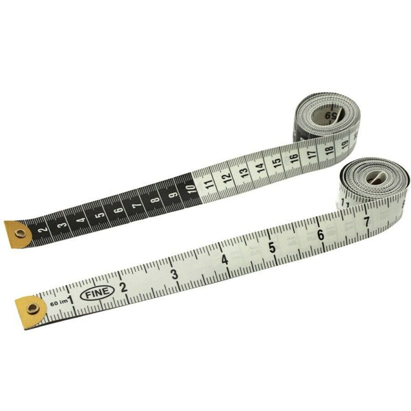 60 inch Fiberglass Tape Measure - Inch Increments on Both Sides - Cutex  Sewing Supplies