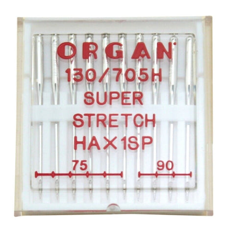 Stretch Organ Sewing Machine Needles - 10 pack