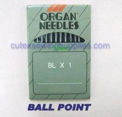 50 Orange 151X1 151X5 151X7 TLX1 Curved Sewing Needles For Singer Overlocks  - Cutex Sewing Supplies