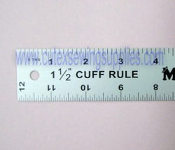 Cuff Wide Metal Tailor Ruler - WAWAK Sewing Supplies