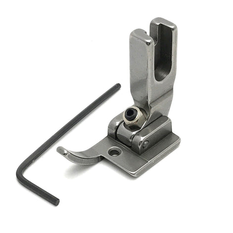 SINGLE FOLD UPTURN HEMMER FOOT FOR INDUSTRIAL SEWING MACHINES