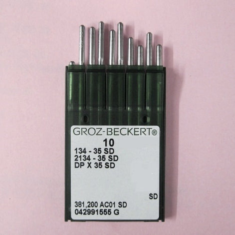 100 Pk Groz-Beckert 134-35 S Point Industrial Leather Sewing Machine Needles  Singer size 18 (Metric size 110) 