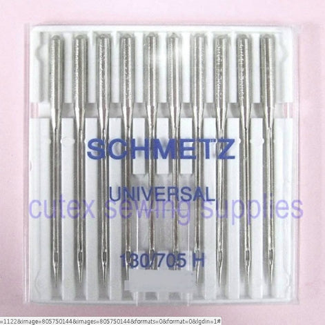 Schmetz Sewing Machine Needles 70/10 80/12 90/14 Flat Shank